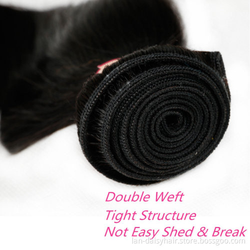 Wholesale Super Double Drawn Hair Bone Burmese Silky Straight Wave Raw Virgin Remy Burma Myanmar Hair Bundles
